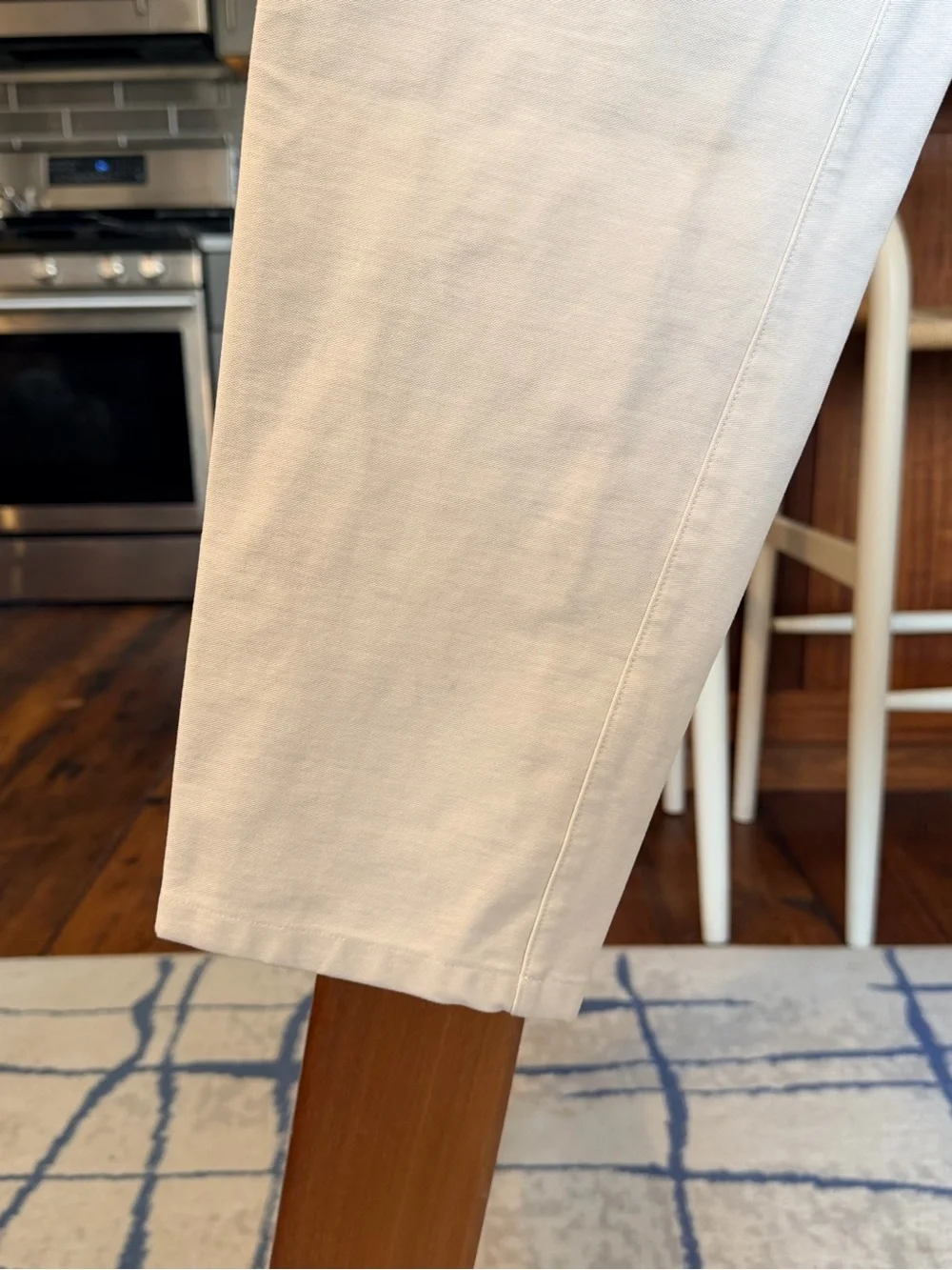 lululemon athletica Men's Cream Drawstring Tapered Chinos